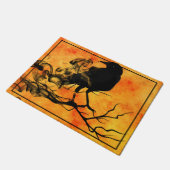 Halloween Doormat-Raven Fußmatte (Schrägansicht)