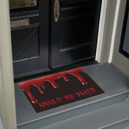 Halloween Doormat - Schlag, wenn du es wagst!!! Fußmatte