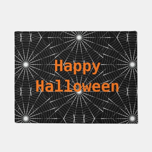 Halloween Doormat-Spider Webs Fußmatte (Vorderseite)