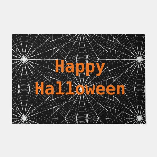 Halloween Doormat-Spider Webs Fußmatte (Vorderseite)