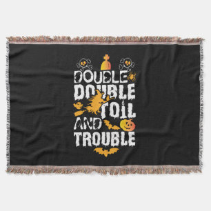 Halloween Doppelöl und Ärger zum Geburtstag Decke