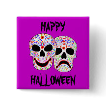 Halloween DOTD Komödie-Tragödie Schädel