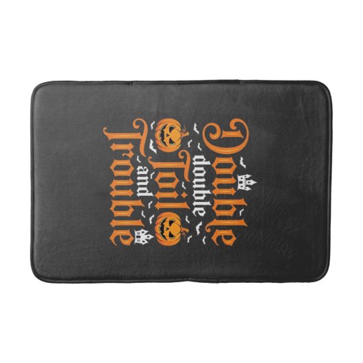 Halloween Double Double Toil and Trouble_1 Badematte (Vorderseite)