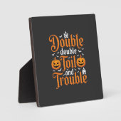 Halloween Double Double Toil and Trouble_1 Fotoplatte (Vorderseite)