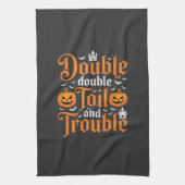 Halloween Double Double Toil and Trouble_1 Geschirrtuch (Vertikal)