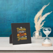 Halloween Double Double Toil and Trouble Hexe Fotoplatte (InSitu)