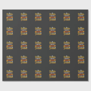 Halloween Double Double Toil and Trouble Hexe Geschenkpapier