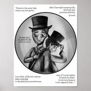 Halloween Dr. Jekyll und Mr. Hyde Gothic Art Print Poster