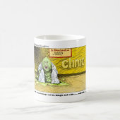 Halloween : Dr. Leech hat keine Klienten Funny Gif Kaffeetasse (Mittel)