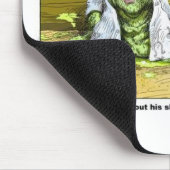 Halloween : Dr. Leech hat keine Klienten Funny Gif Mousepad (Ecke)