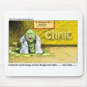 Halloween : Dr. Leech hat keine Klienten Funny Gif Mousepad (Vorne)