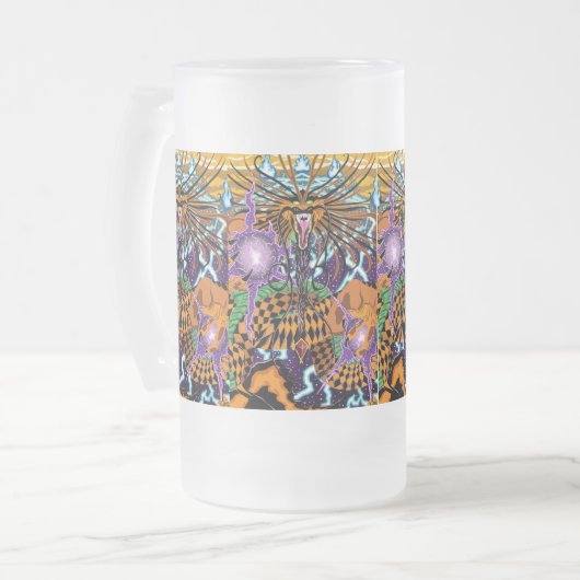 Halloween-Drache-mattierte Tasse (Vorderseite Links)