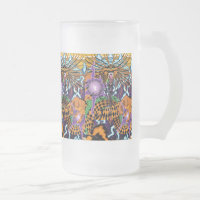 Halloween-Drache-mattierte Tasse