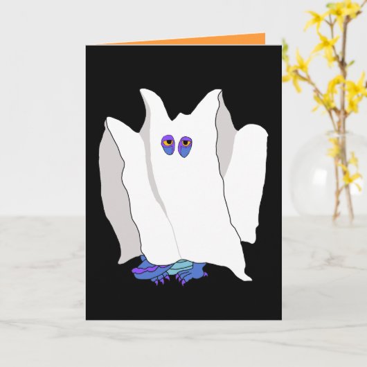 Halloween-Drachekarte Karte (Gelbe Blume)