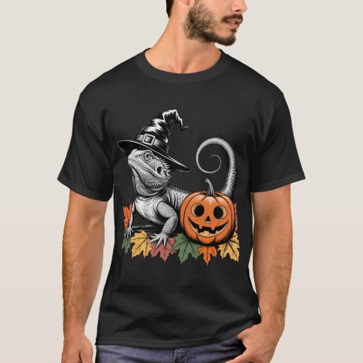 Halloween-Drachenmagie T-Shirt (Vorderseite)