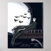 Halloween Dracula Art Print Poster (Vorne)