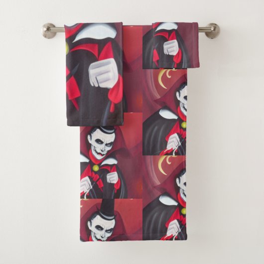 Halloween Dracula Badhandtuch Set (Insitu)