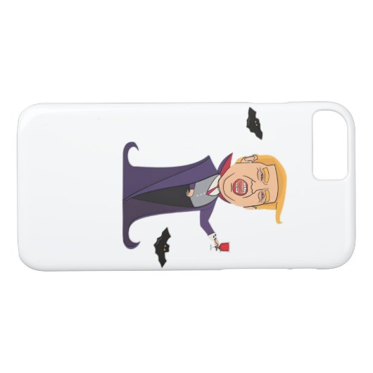 Halloween Dracula Funny Case-Mate iPhone Hülle (Rückseite (Horizontal))