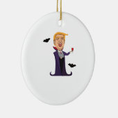 Halloween Dracula Funny Keramik Ornament (Rechts)