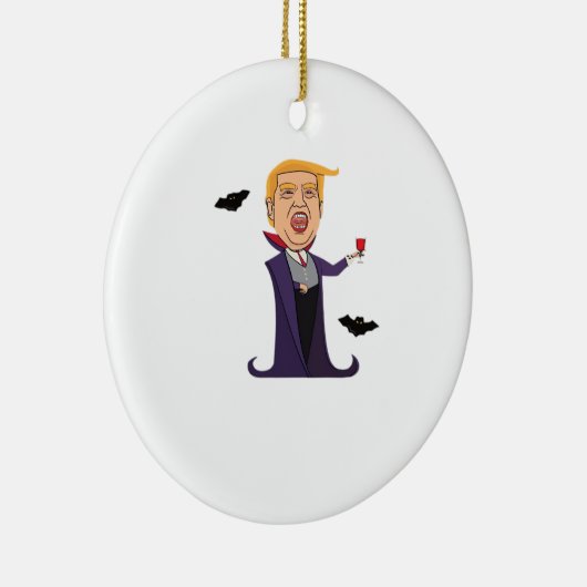 Halloween Dracula Funny Keramik Ornament (Rechts)