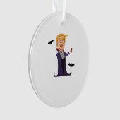 Halloween Dracula Funny Ornament (Vorderseite)