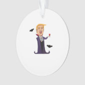 Halloween Dracula Funny Ornament (Vorderseite)