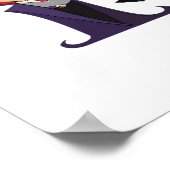 Halloween Dracula Funny Poster (Ecke)