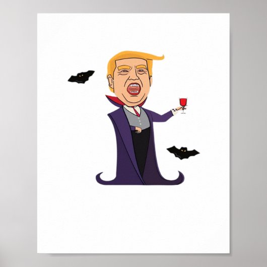 Halloween Dracula Funny Poster (Vorne)