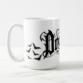Halloween Dracula Kaffeetasse (Links)