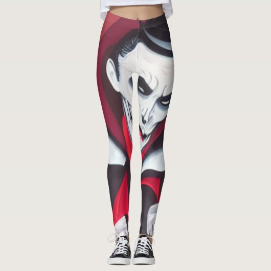 Halloween Dracula Leggings (Vorderseite)