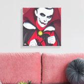 Halloween Dracula Leinwanddruck (Insitu (Wohnzimmer))