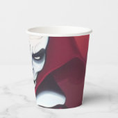 Halloween Dracula Pappbecher (Rückseite)