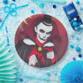 Halloween Dracula Pappteller (Party)