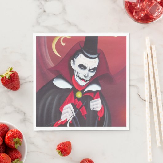 Halloween Dracula Serviette (Beispiel)