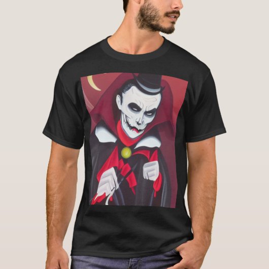 Halloween Dracula T-Shirt (Vorderseite)