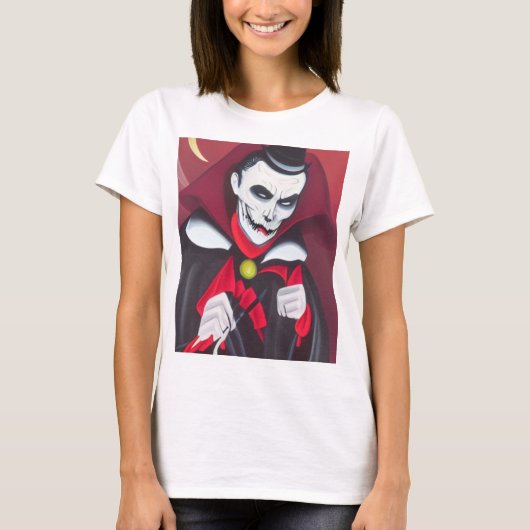 Halloween Dracula T-Shirt (Vorderseite)