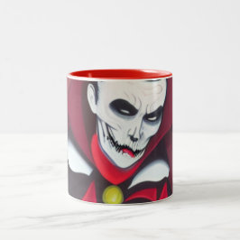 Halloween Dracula Zweifarbige Tasse
