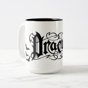 Halloween Dracula Zweifarbige Tasse