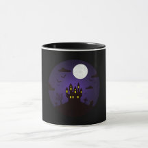 Halloween - Draculas Schloss-Tasse