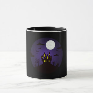 Halloween - Draculas Schloss-Tasse Tasse