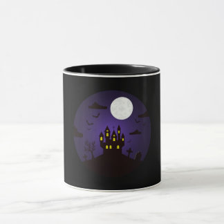 Halloween - Draculas Schloss-Tasse Tasse