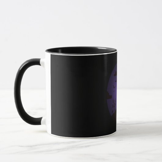 Halloween - Draculas Schloss-Tasse Tasse (Links)