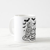 Halloween-Dragon Trio Line Art Kaffeetasse (Vorderseite Links)