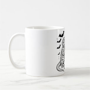 Halloween-Dragon Trio Line Art Kaffeetasse