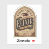 Halloween Dragons atmen Elixir-Magic-Tränen Aufkleber (Blatt)