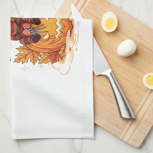 halloween Dream kann Horror Monster warten Geschirrtuch (Viertel Falte)