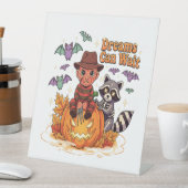 halloween Dream kann Horror Monster warten Sockelschild (In Situ)