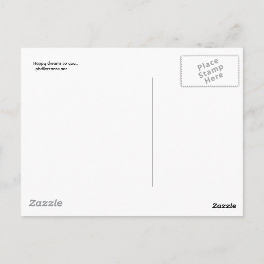 Halloween Dreams Postkarte (Rückseite)