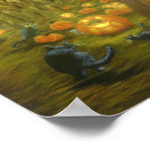 Halloween-Drehkreuz "Jacks Platz"-Poster Poster (Ecke)