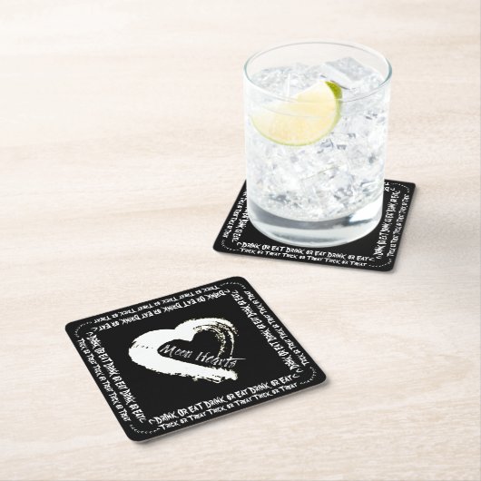 Halloween Drink oder aß Paper Untersetzer (Vor Ort)